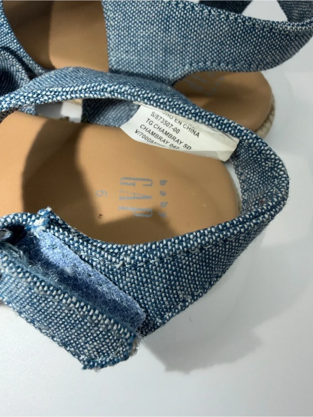 GAP Blue Knot Front Girls' Espadrille Sandals